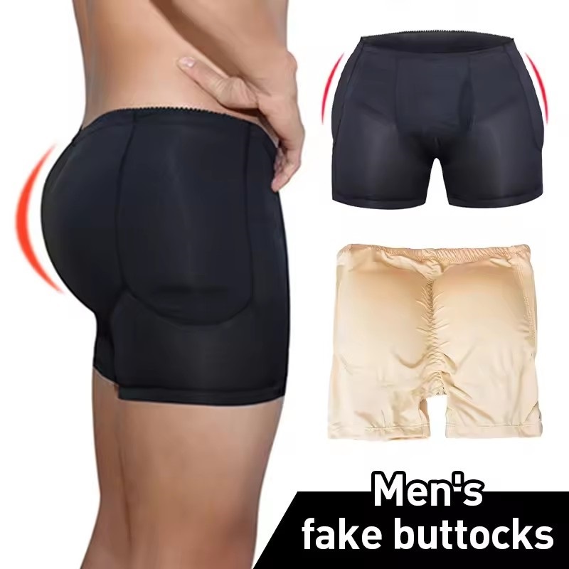 Homens acolchoados hip realçad - Boyshort Underwear avaliação e preço