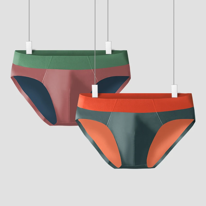 Cuecas masculinas de seda gelo - Boyshort Underwear avaliação e preço
