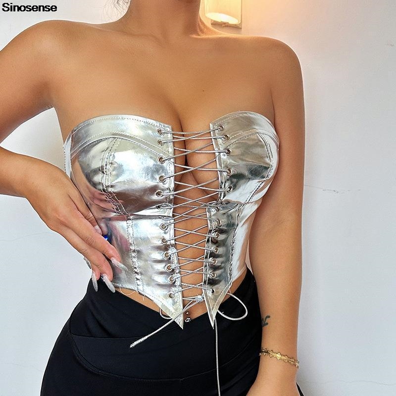 Mulheres couro do plutônio bus - Strapless Bra Backless avaliação e preço
